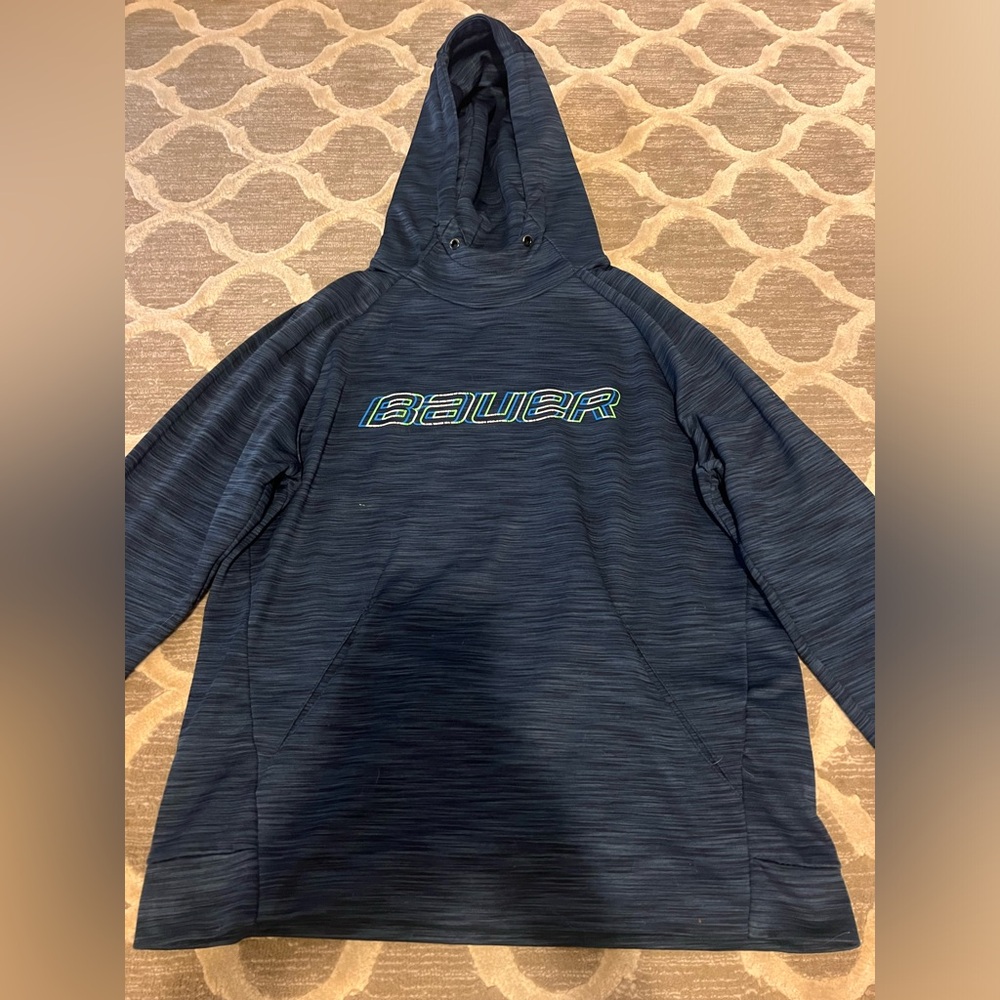 Navy Blue Bauer Hoodie